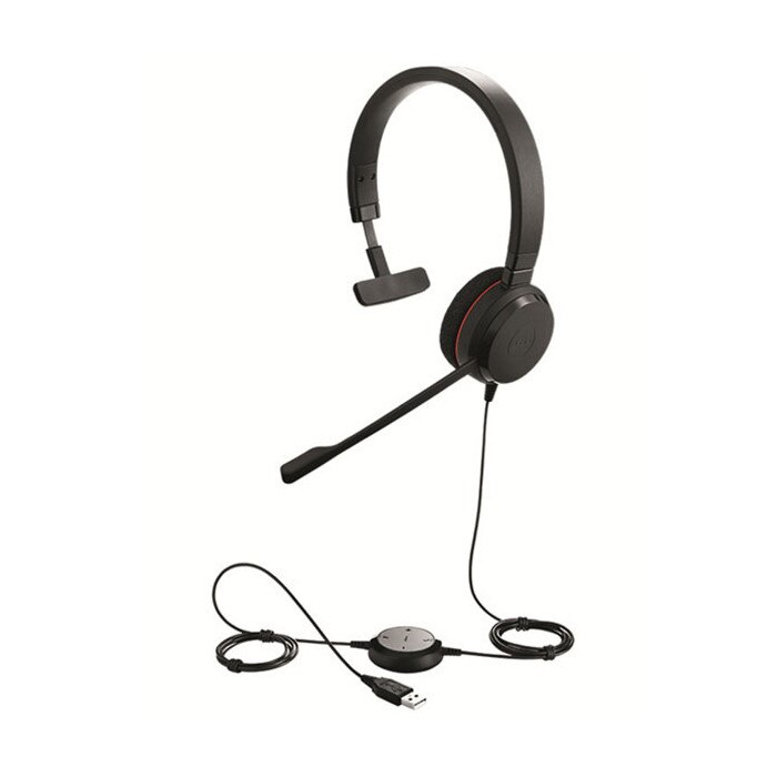 Casti profesionale, Jabra EVOLVE 20 Mono, USB, Negru