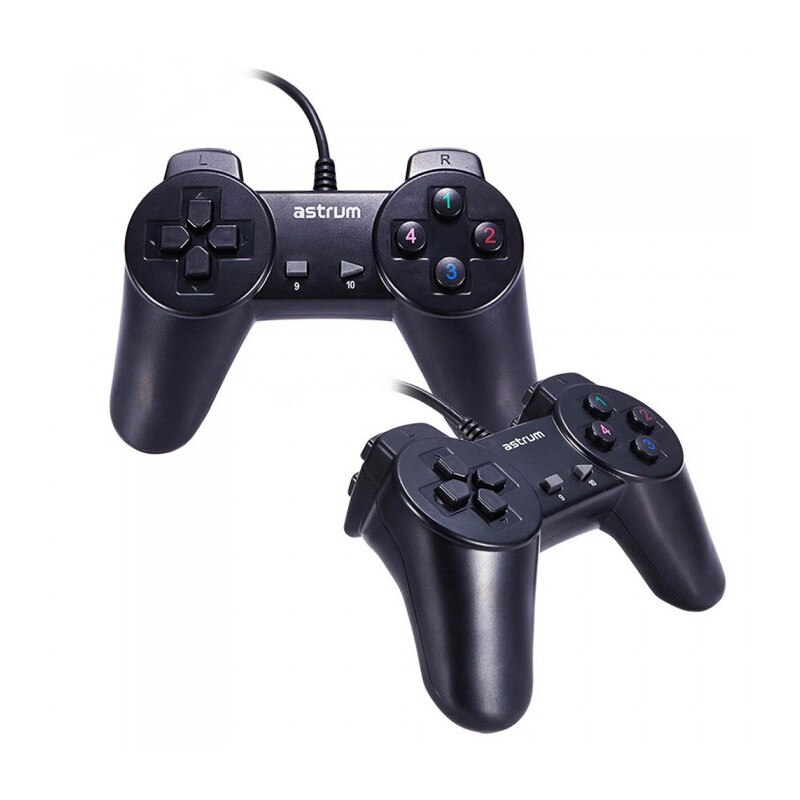 Digital Joypad Astrum GP120 USB 2.0 Dual Kit (Set 2 Buc) Negru