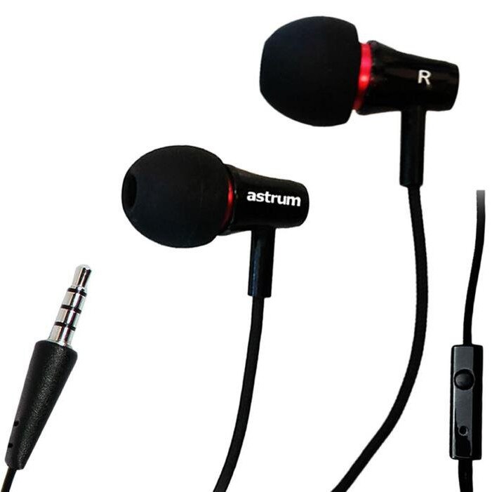 Casti Audio/Handsfree Astrum EB310 Raga Mobi Negru/Rosu
