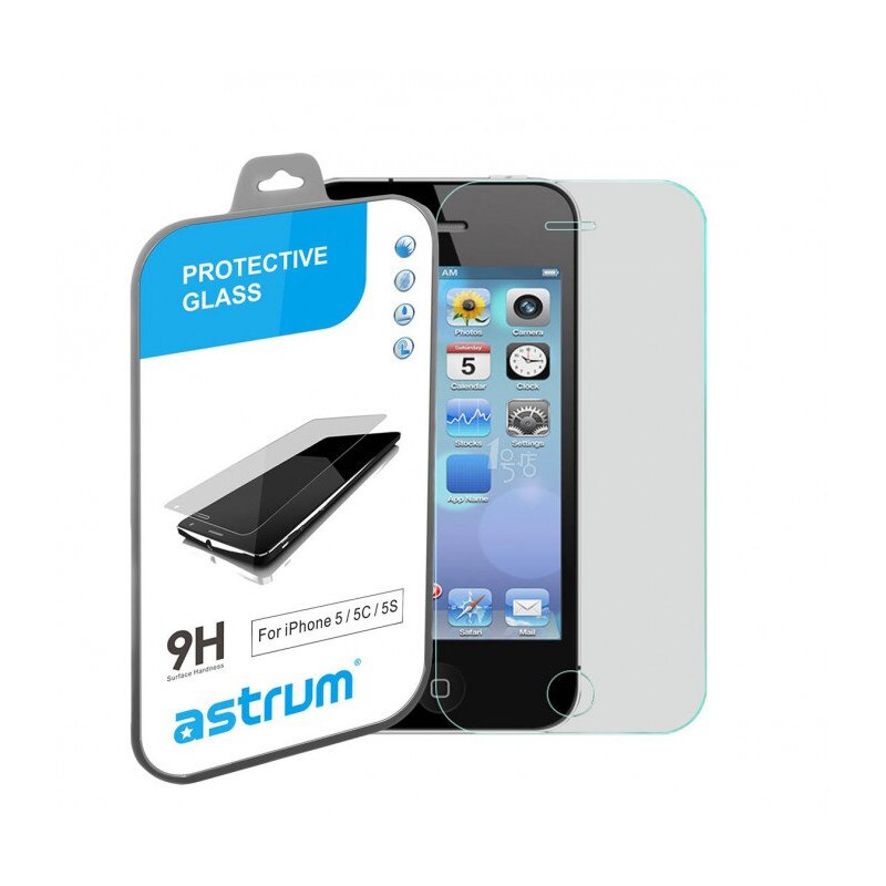 Folie Protectie Ecran Apple Iphone 5C/5S Tempered Glass ASTRUM
