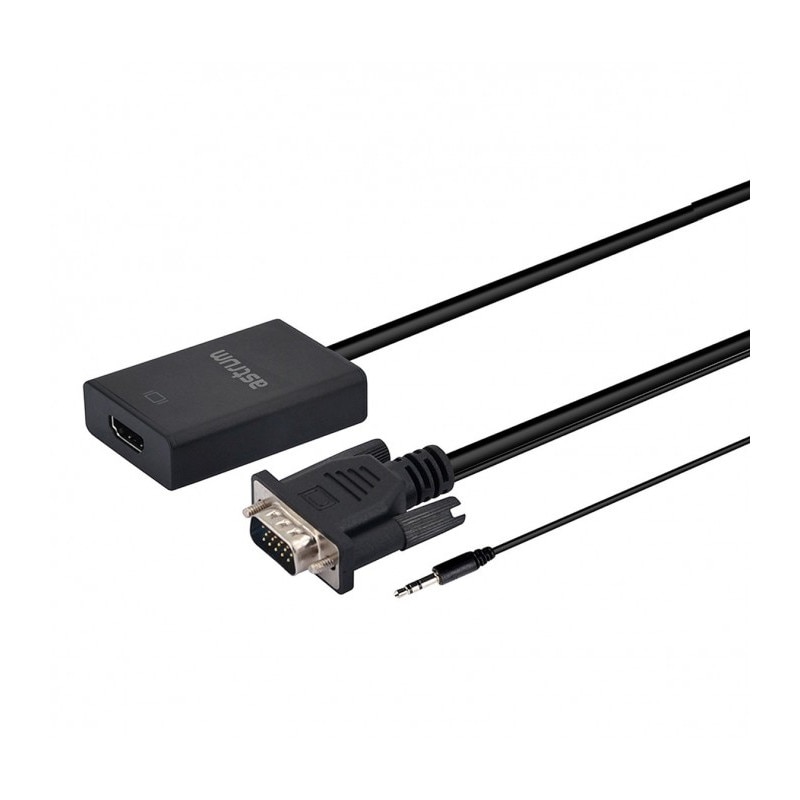 Cablu Adaptor Activ VGA+Audio la HDMI Astrum DA510