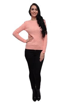 Bluza casual de iarna din material tricotat , D&J Exclusive, Piersica Bluza casual de iarna din material tricotat , D&J Exclusive, Piersica