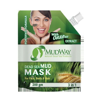 Masca cu namol si extract de ovaz & secara 3 in 1 (Fata , corp si par) Beauty Secrets 200 g Masca cu namol si extract de ovaz & secara 3 in 1 (Fata , corp si par) Beauty Secrets 200 g