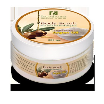 Exfoliant de corp cu ulei de argan Beauty Secrets 325 gm Exfoliant de corp cu ulei de argan Beauty Secrets 325 gm