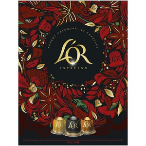 Cafea capsule, L'OR calendar Advent, compatibile Nespresso®* Original, 24 capsule, 124.8 g