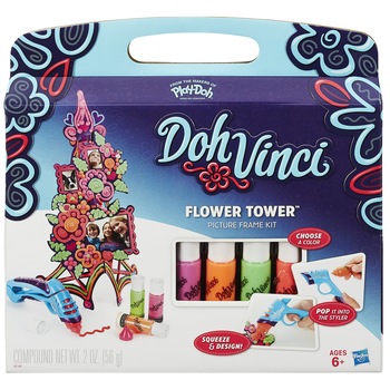 Set plastilina Doh-Vinci Turnul cu flori Set plastilina Doh-Vinci Turnul cu flori