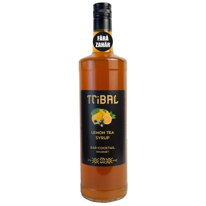 Tribal Сироп Чай С Лимон Без Захар, 350Ml., Стъкло