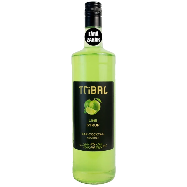 Tribal Сироп Лайм Без Захар, 350Ml., Стъкло