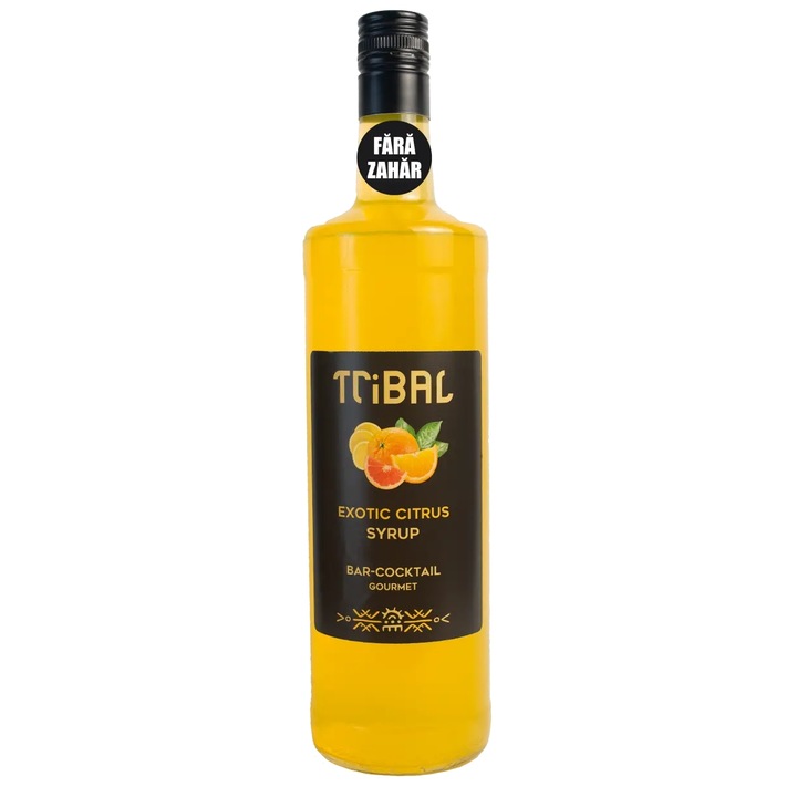 Tribal Сироп Екзотични Цитрусови Плодове Без Захар, 350Ml., Стъкло