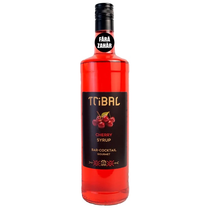 Tribal Сироп Череша Без Захар, 350Ml., Стъкло