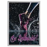 Rama click Premium format 700x1000mm, din aluminiu, pentru expunere poster, afis, reclama