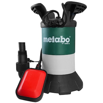 Pompa submersibila apa curata Metabo TP 13000 S, putere 550 W, debit maxim 13000 l/h, inaltime maxima refulare 9.5 m Pompa submersibila apa curata Metabo TP 13000 S, putere 550 W, debit maxim 13000 l/h, inaltime maxima refulare 9.5 m