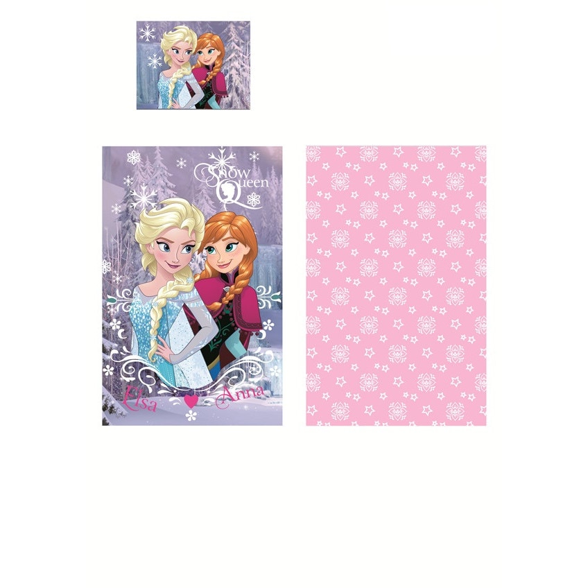 Lenjerie de pat MiniMega Frozen 90x140 cm