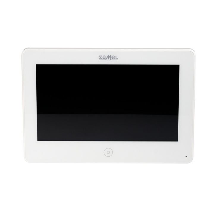 Video-intercom Zamel VP-809W, 7", 240 W, fehér