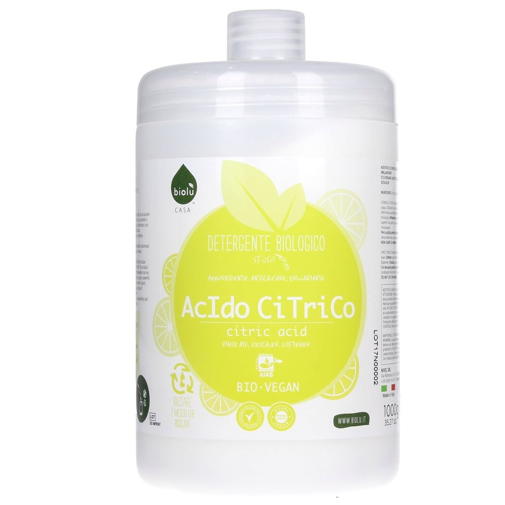 Acid citric ecologic pentru rufe (inlocuitor de balsam) 1 Kg BIOLU