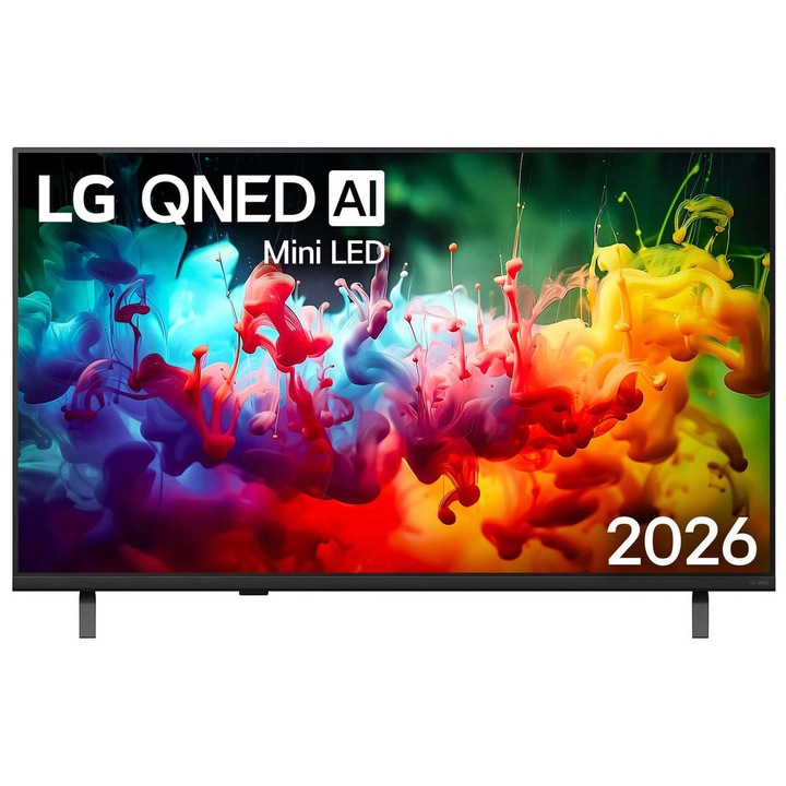 Televizor LG QNED Mini LED 43QNED71B3B, 108 cm, Smart, 4K Utra HD, Clasa F (Model2026)