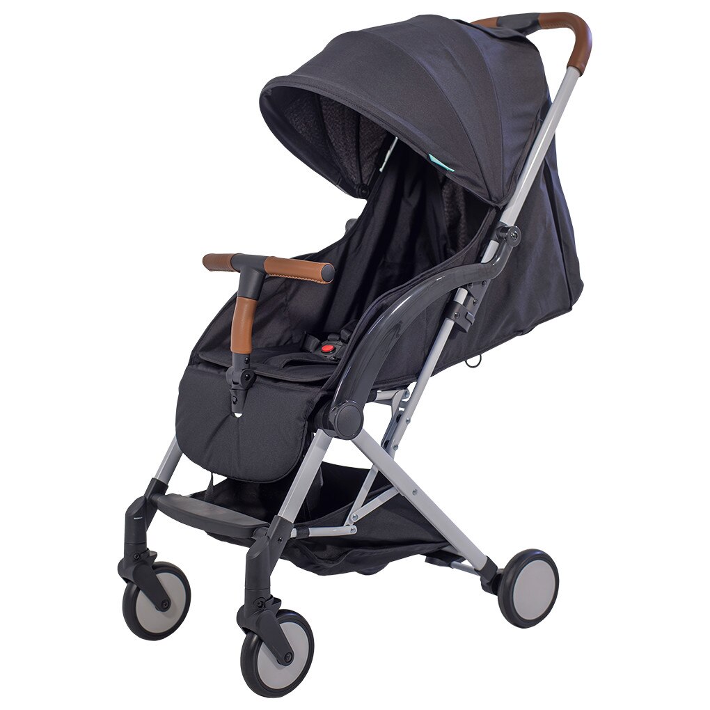 Carucior compact BEBUMI Sport 0-4 ani + Foot Cover + Rain Cover Negru/Black