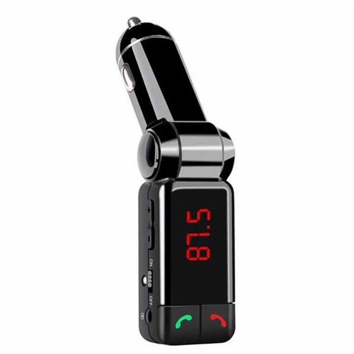 Carkit Wireless MediaTek ™, Bluetooth, kihangosító, FM modulátor, USB