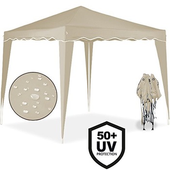Pavilion de gradina Bej 3x3 m, sistem Deschidere/Inchidere automat , rezistent UV Pavilion de gradina Bej 3x3 m, sistem Deschidere/Inchidere automat , rezistent UV