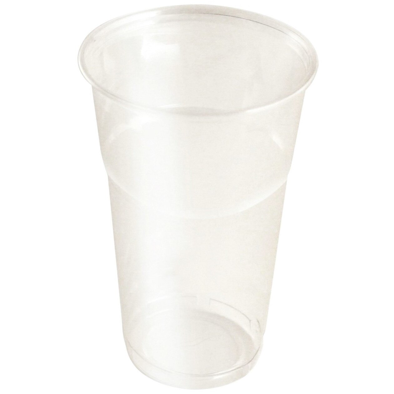 Pahare de unica folosinta incasabile, KlearCup, 500 ml, 50 buc./set, transparent