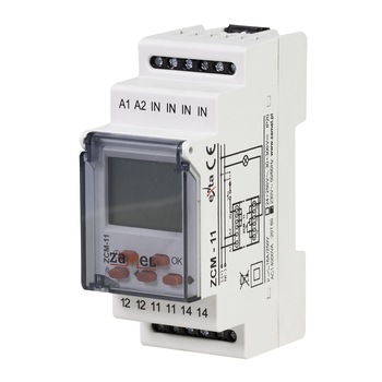 Timer digital timp utilaje Zamel ZCM-11, 4000 VA, Alb Timer digital timp utilaje Zamel ZCM-11, 4000 VA, Alb