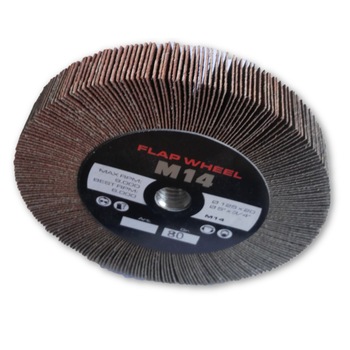 Disc Perie lamelara radiala cu filet M14 pentru polizoare unghiulare 125x20xM14 Granulatie 120 Fast Grinder Disc Perie lamelara radiala cu filet M14 pentru polizoare unghiulare 125x20xM14 Granulatie 120 Fast Grinder