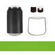 Set 4 Cani Ceramice Rosii 205ml, Portelan, pentru Ceai/Sake