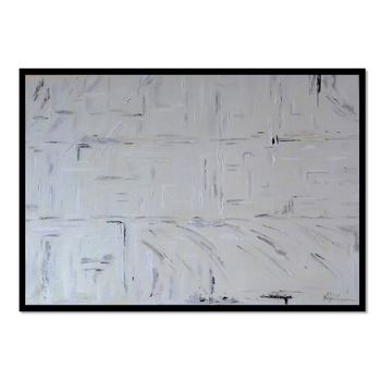 Tablou ulei pe panza, Citadin, 123 cm x 84 cm, inramat Tablou ulei pe panza, Citadin, 123 cm x 84 cm, inramat