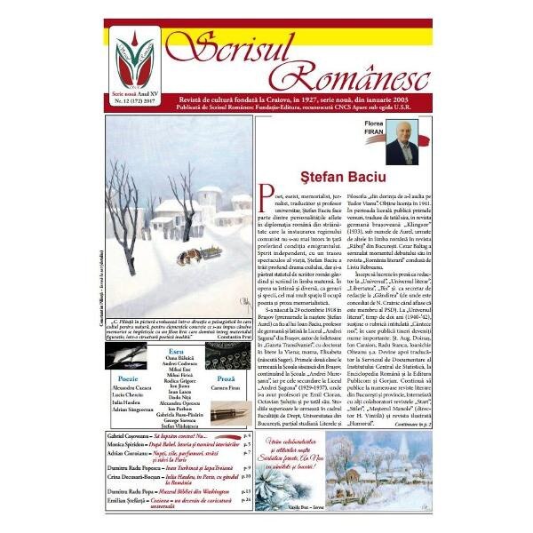 Revista Scrisul Romanesc nr.12 din 2017