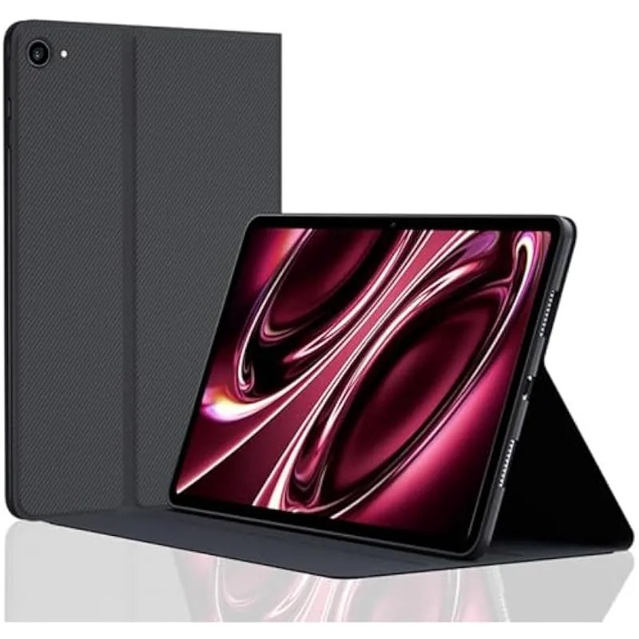 Husă pentru tabletă Honor Pad 20 Pro Paperlike Edition, piele pliabilă, suport, 3 unghiuri ajustabile, negru