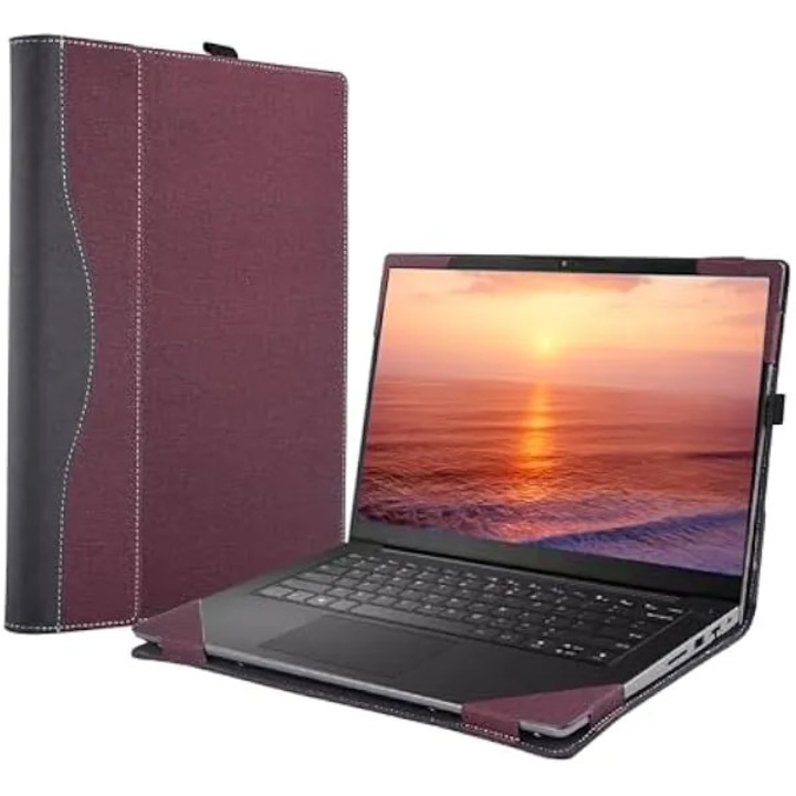 Husa laptop compatibila cu Lenovo IdeaPad Slim 5 14IPH11 14AHP11 14AGP11 14ARP10 14AHP10 14AKP10 14IAH10 14IRH10R 14IRH10 14IMH10, husa protectoare (rosu vin)