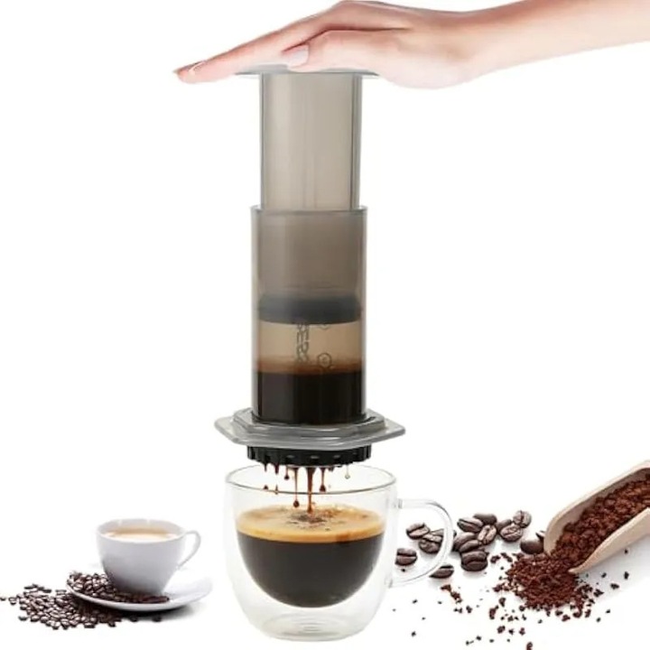 Presa de cafea, kit portabil, 3 în 1, 240 ml, multicolor