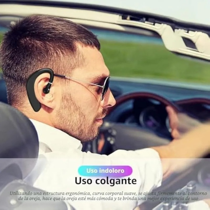 Безжични слушалки Bluetooth 5.2, HD микрофон, ергономичен дизайн, IPX6, съвместими с мобилни устройства