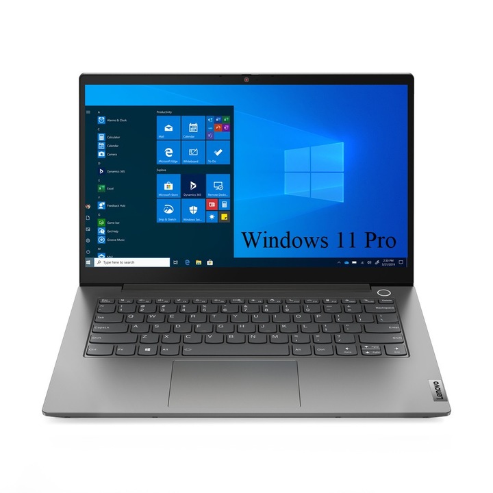 Laptop Lenovo ThinkBook 14 G3 ACL, 14" FHD IPS 300nits, AMD Ryzen 7 5700U 8-core, 40GB DDR4, 512 GB SSD m2 PCIe, AMD Radeon Graphics, Windows 11 Pro, Aluminium case 1.40 kg. Mineral Grey