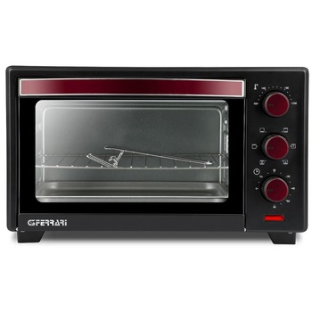 Cuptor electric G3Ferrari Il Moro 20 G10073, 1380W, 20L, 230 grade, convectie, grill, timer, negru/rosu Cuptor electric G3Ferrari Il Moro 20 G10073, 1380W, 20L, 230 grade, convectie, grill, timer, negru/rosu
