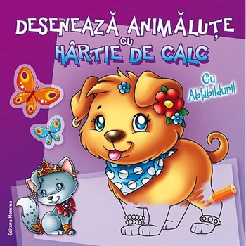 Deseneaza animalute cu hartie de calc Deseneaza animalute cu hartie de calc