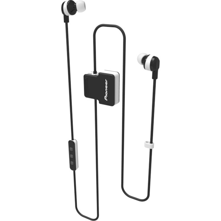 Pioneer SE-CL5BT-W ClipWear Active fülhallgató, fülbe helyezhető, audio, bluetooth, fröccsenésálló IPX4, fehér