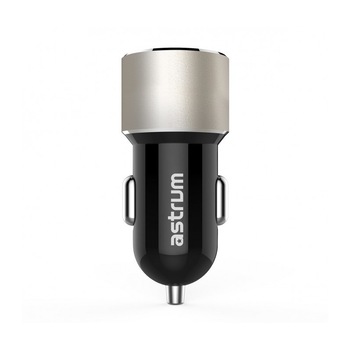 Incarcator Auto 3.4A 2xUSB cu Cablu microUSB CC340 Auriu/Negru Astrum Incarcator Auto 3.4A 2xUSB cu Cablu microUSB CC340 Auriu/Negru Astrum