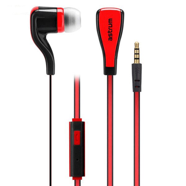 Casti Audio Universale Jack 3.5mm Astrum EB220 Rosu