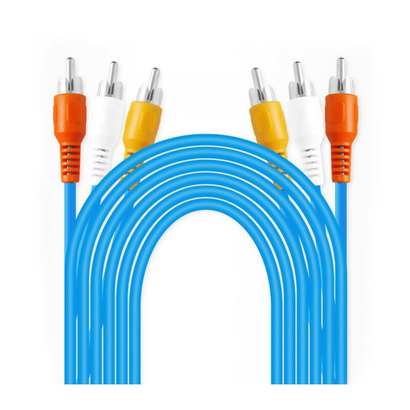 Cablu 3RCA Tata / 3RCA Tata 3.0m CB-3RCA03-BL Astrum