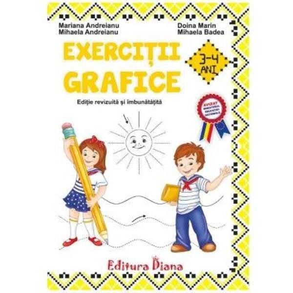 Exercitii grafice 3-4 ani ed.2017 - Mariana Andreianu, Doina Marin