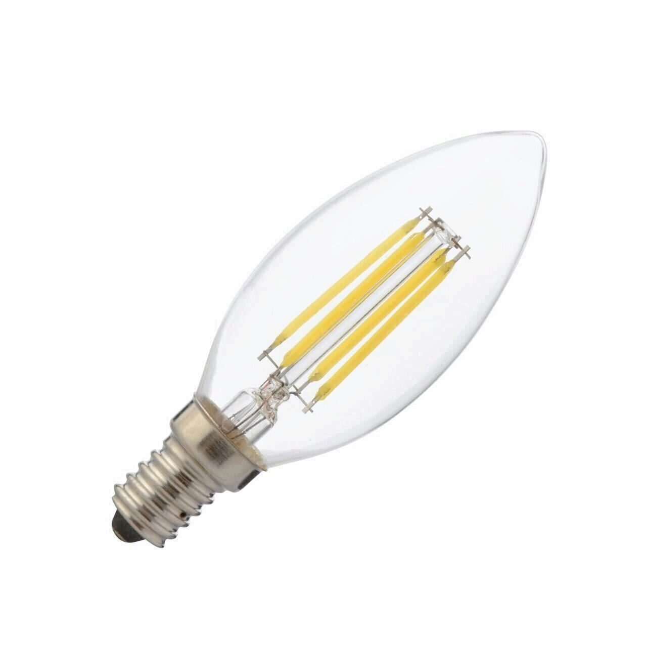 Bec cu filament Led tip lumanare, Filament Candle-4, putere 4 W, 320 lm, 2700k