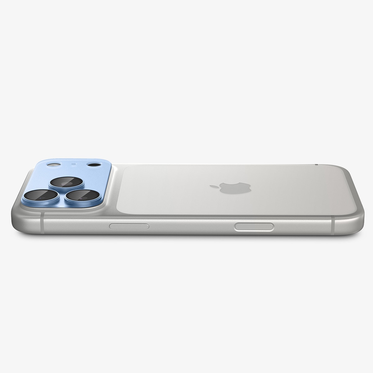 Protectie camera foto Spigen Glass tR EZ Fit Optik Pro XL compatibila cu iPhone 18 Pro Max, Light Blue