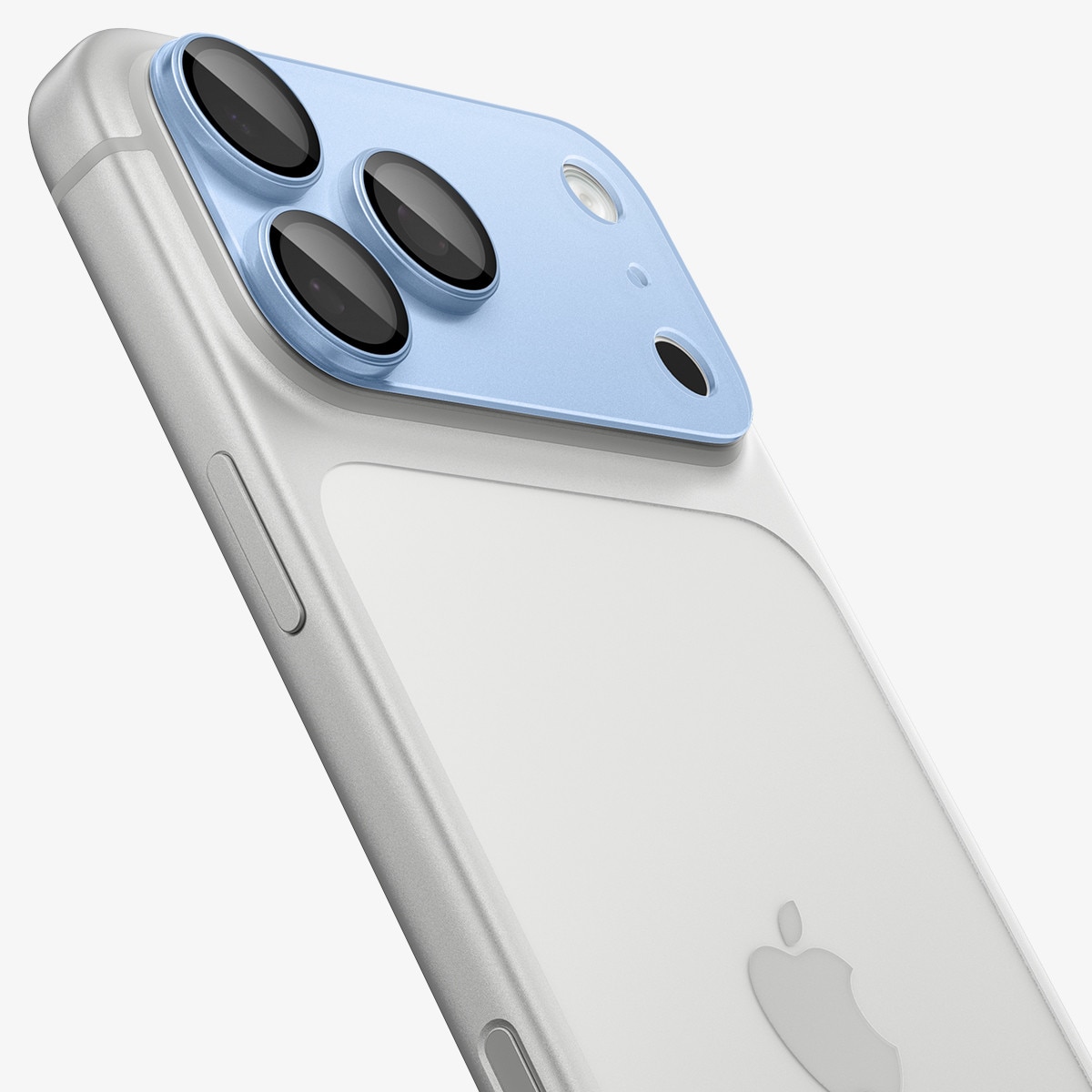 Protectie camera foto Spigen Glass tR EZ Fit Optik Pro XL compatibila cu iPhone 18 Pro Max, Light Blue