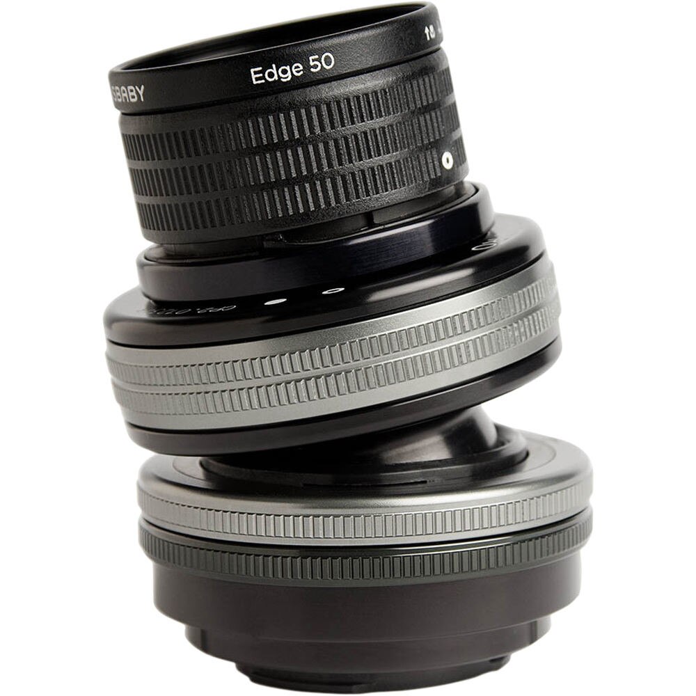 Lensbaby Composer Pro II with Edge 50 MFT Negru, Argintiu