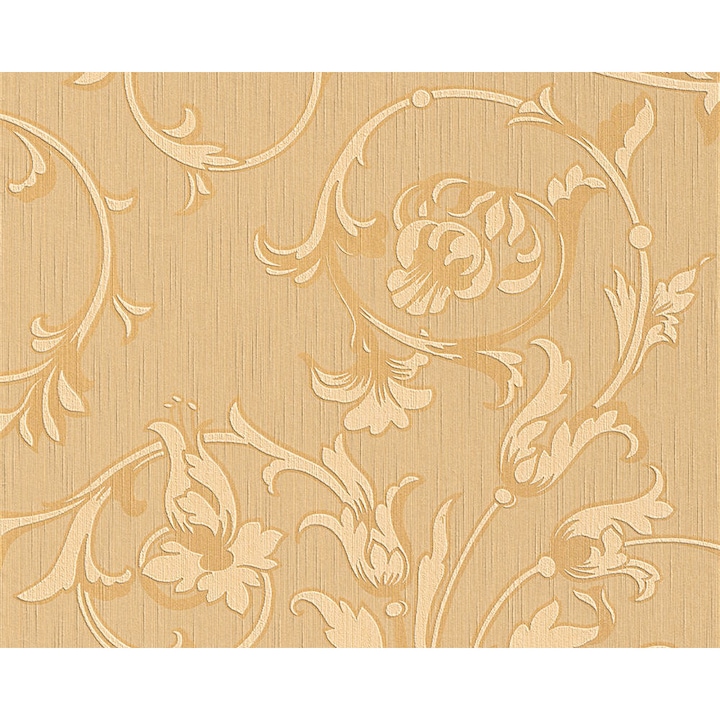 Tessuto textil tapéta, virágmintás, mosható, vlies, 5,32 nm, 956333