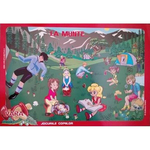 Set cu planse: Vara, jocurile copiilor - Eleonora Negru