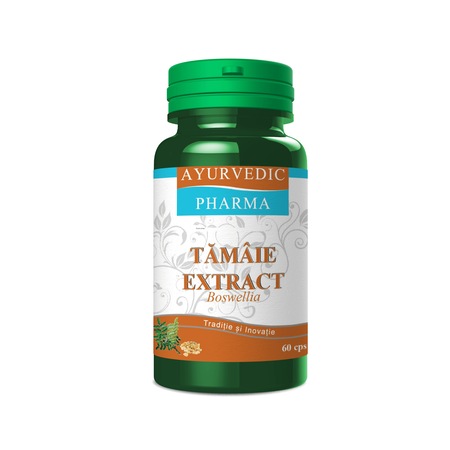 Extract De Tamaie Premium Boswellia 60 Capsule Ayurvedic Pharma Emag Ro