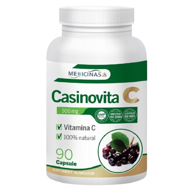 Casinovita C (Vitamina C), Medicinas, 90 capsule