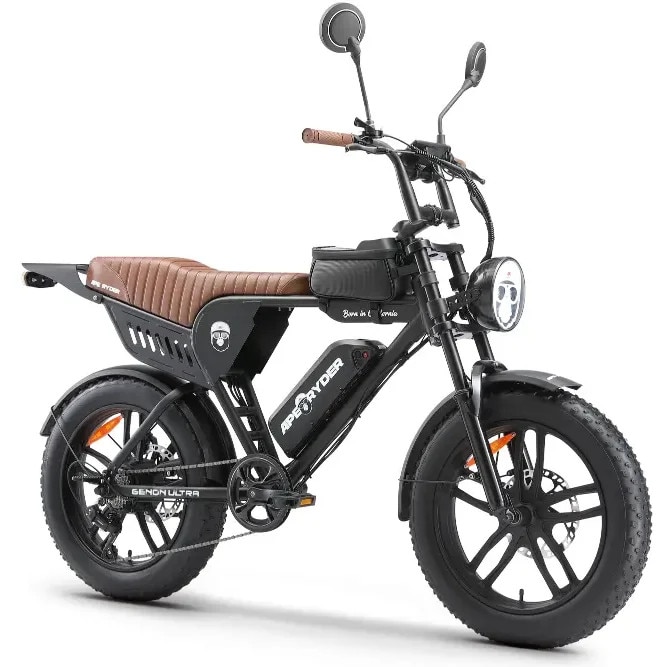 Bicicletă electrică Fatbike Vilolux V8, motor 250W, autonomie 60